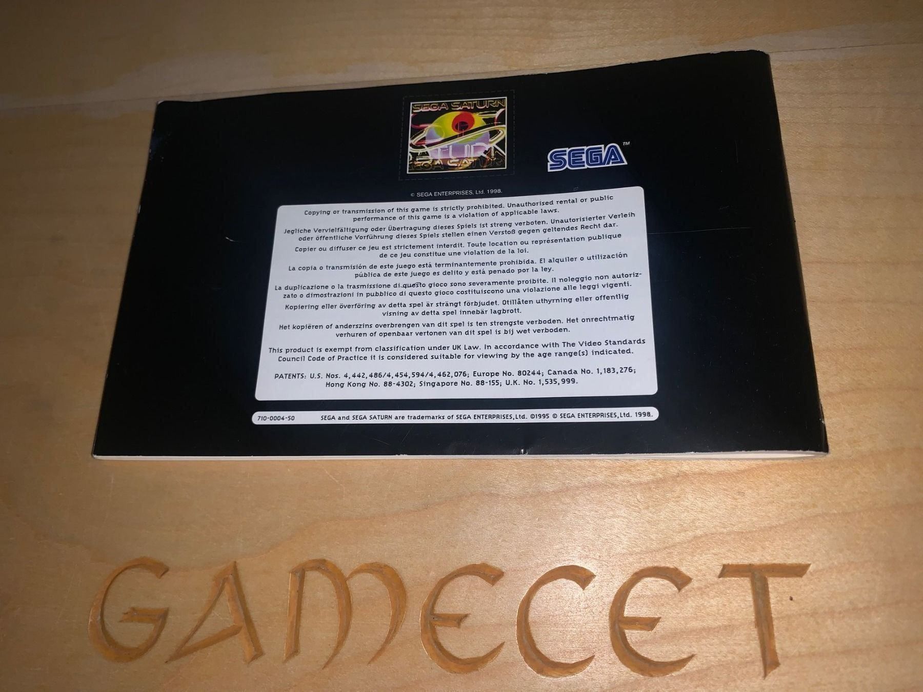 Sega Giochi: Panzer Dragoon Saga Anleitung Saturn PAL – Usato da Steinach venduto da Gamecet 1
