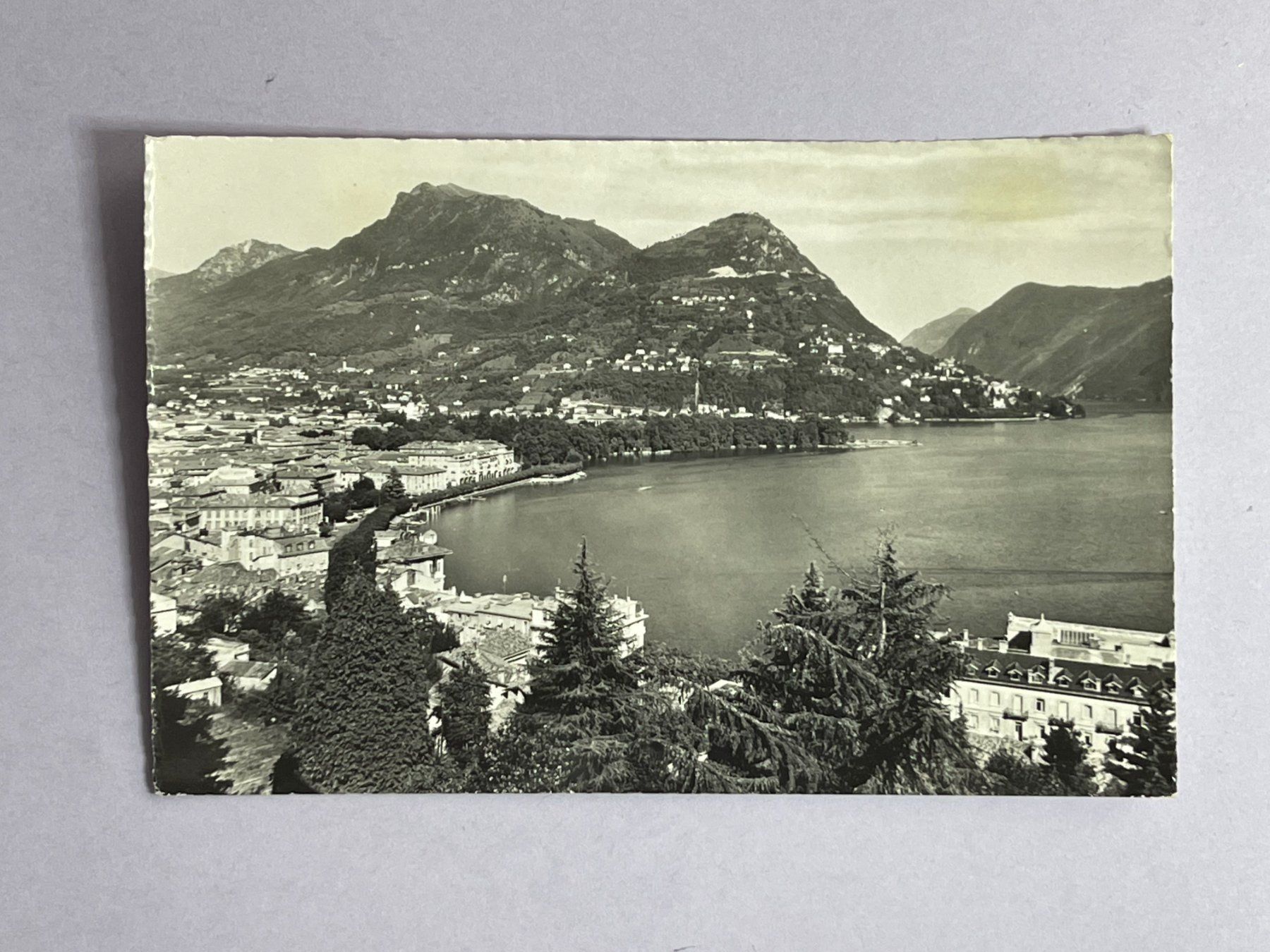Ansichtskarten: Lugano, Monte Brè – Gebraucht aus Steg VS von danwer74