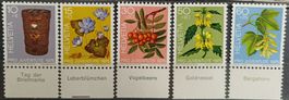 1975 PJ Wald Zierpflanzen postfrisch** TAB Deutsch