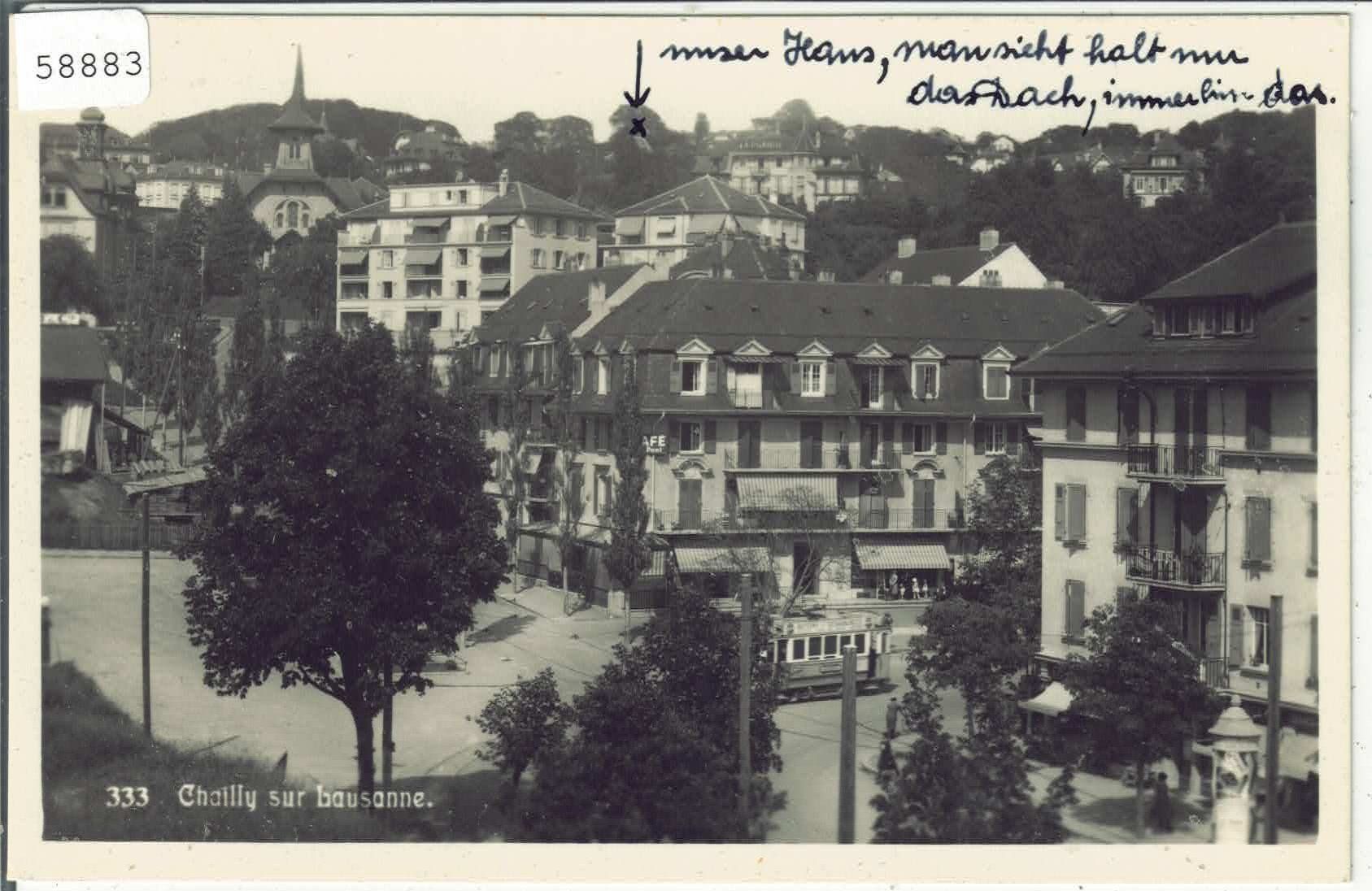 Ansichtskarten: Chailly sur Lausanne - Tram – Gebraucht aus Ettingen von Kartenplanet