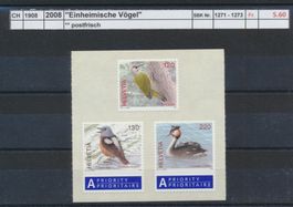 2008 "Einheimische Vögel", ** postfrisch