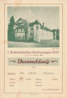 Ehrenmeldung Grosswangen 1937