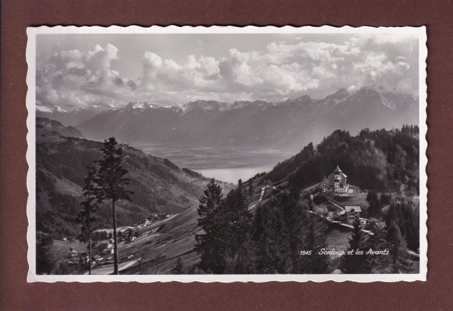 Cartoline postali: SONLOUP et Les Avants – Usato da Pully venduto da nicecards