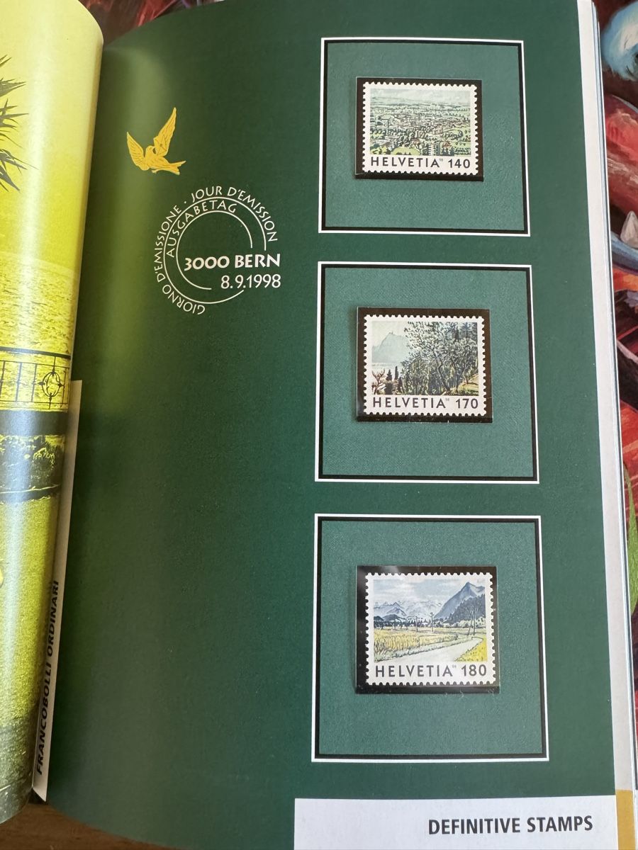 Alle Briefmarken: Schweizer Briefmarken Jahrbuch 1998 – Gebraucht aus Leutwil von Jaxon_withXx 6