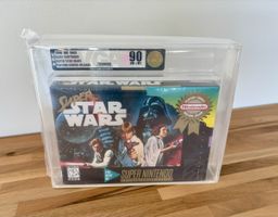 Nintendo Snes Super Star Wars Neu Sealed Graded VGA90 WoW !