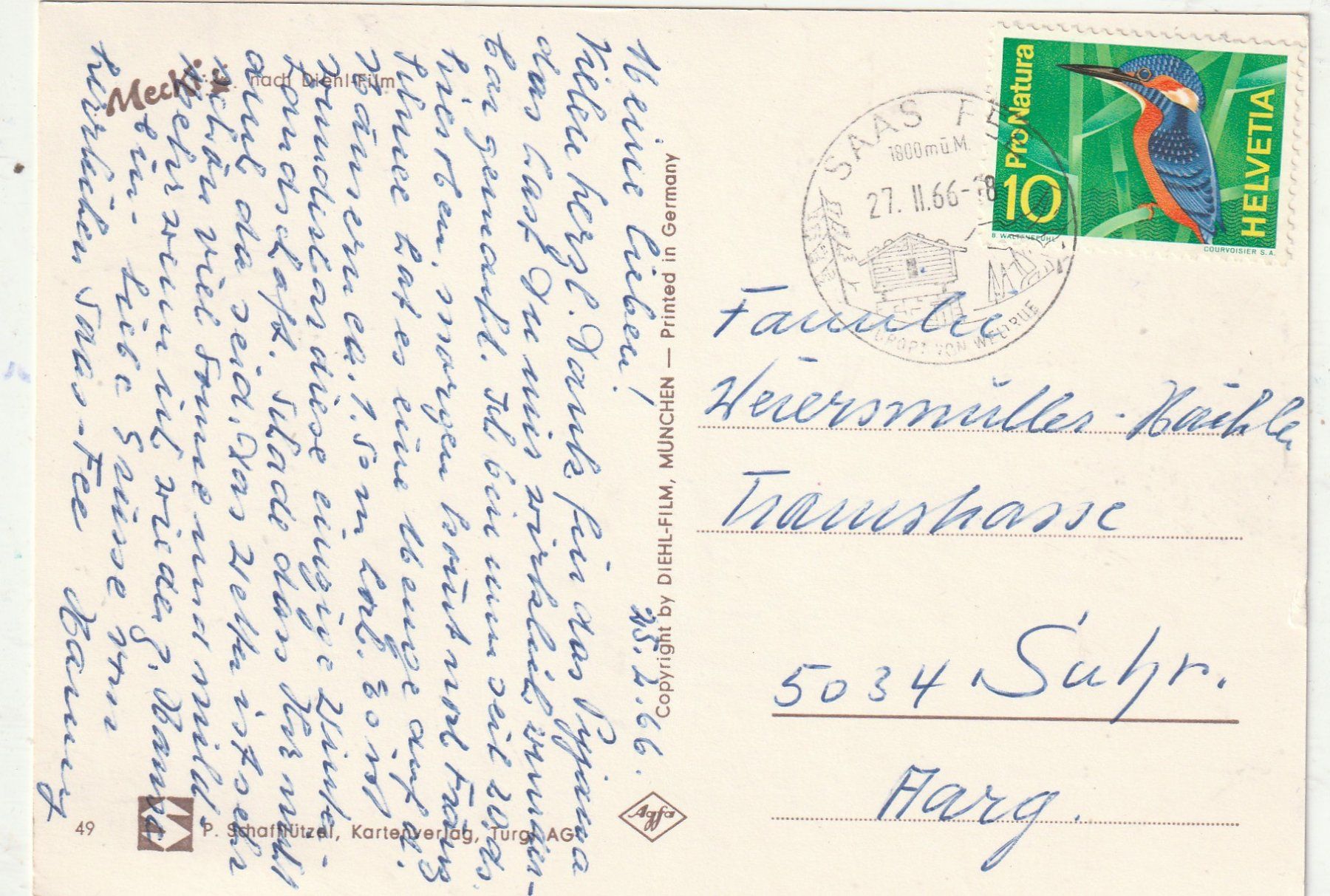 Cartoline postali: 3 Mecki Karten – Usato da Lumbrein venduto da made02 5