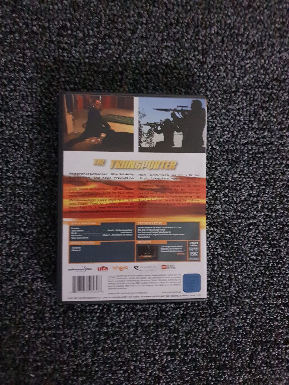 Tutti i DVDs: THE TRANSPORTER(NR1038) – Usato da Ruswil venduto da M71 1