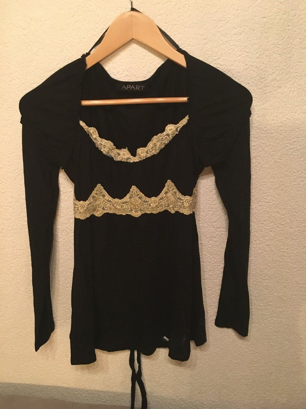 Heine Tuniken: APART Shirt, Gr.38, schwarz mit Spitze – Gebraucht aus Arni AG von Mimo007 1