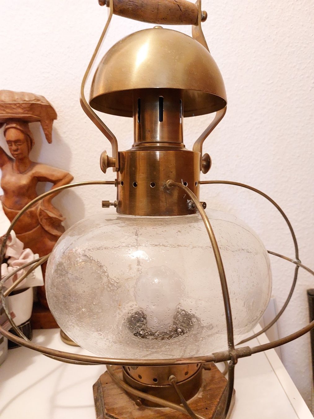 Lampade: 2 lampe de table  artisanal électrique vintage ancienne – Usato da Lausanne venduto da Thy19 1