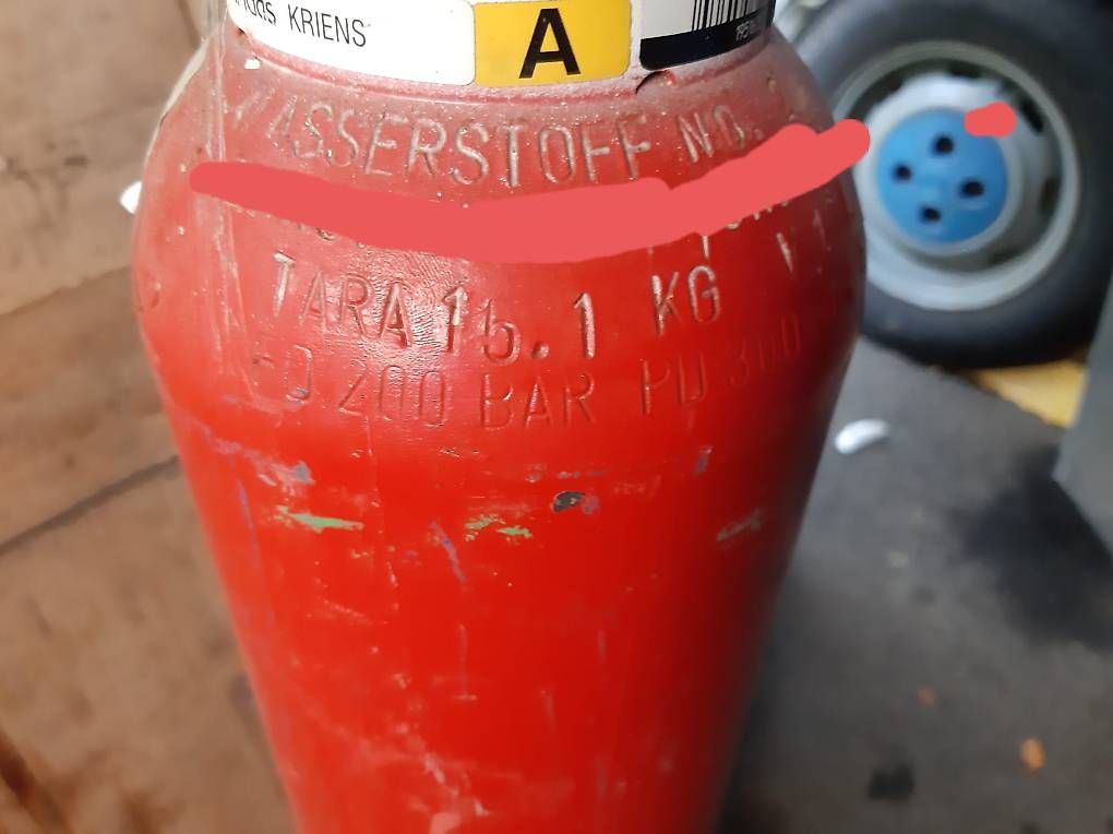 Apparecchiature e tecnologia a gas: 3 Wasser - 1 Sauerstoffflasche – Usato da Elsau venduto da ZOLOLI 3