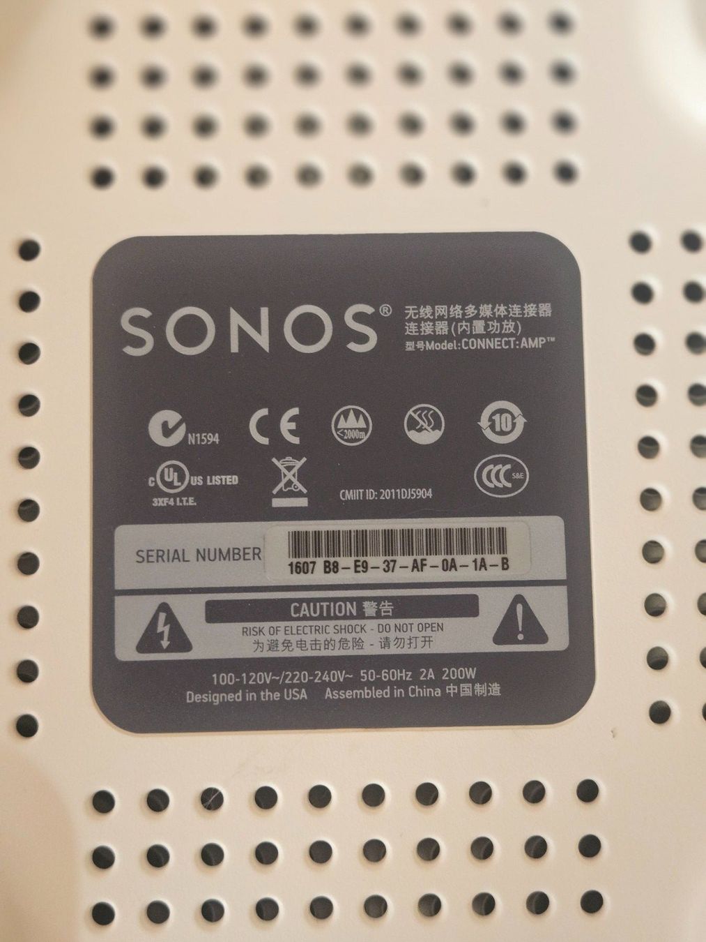 Amplificatori: Sonos Connect:Amp – Usato da Bolligen venduto da Adrch 1
