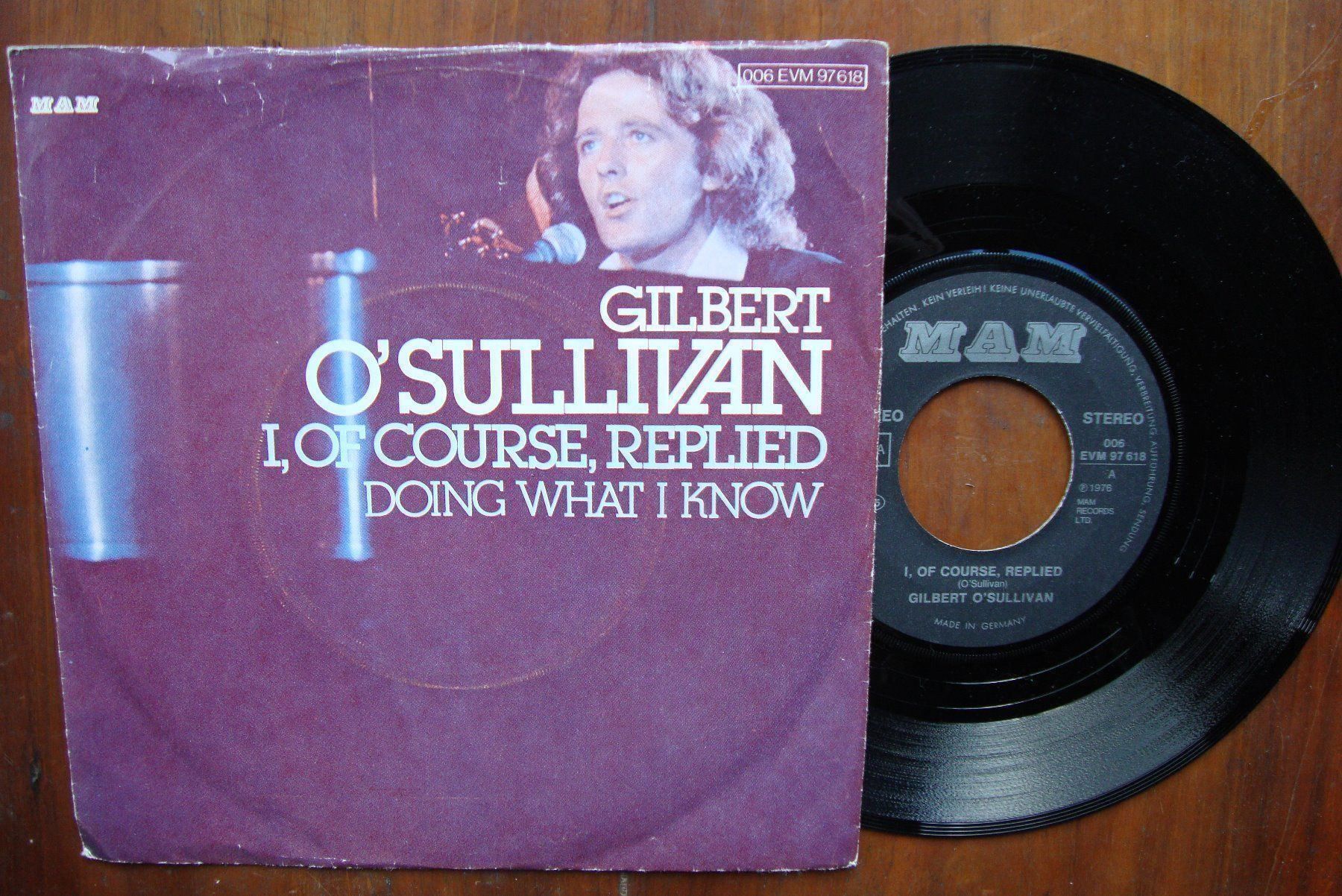 Dischi in vinile: GILBERT O'SULLIVAN - I OFCOURSE, REPLIED – Usato da Bern venduto da Uli_10_11