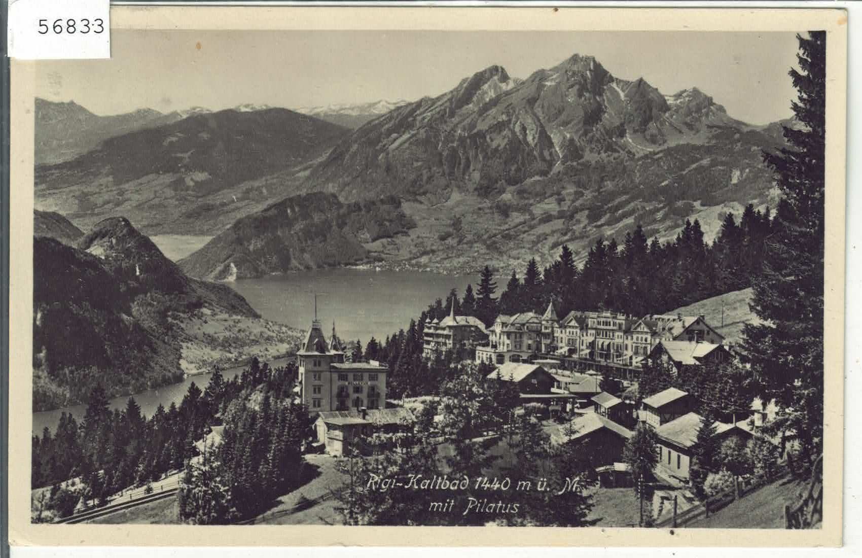 Ansichtskarten: Rigi-Kaltbad mit Pilatus – Gebraucht aus Ettingen von Kartenplanet