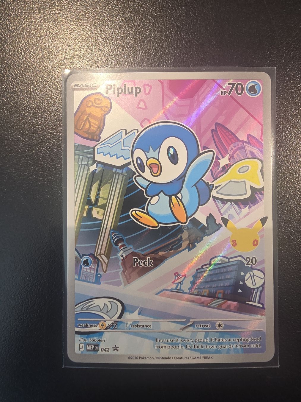 Pokémon Carte collezionabili: Pokémon Piplup MEP 042 – Nuovo (secondo la descrizione) da Bülach venduto da denizk89