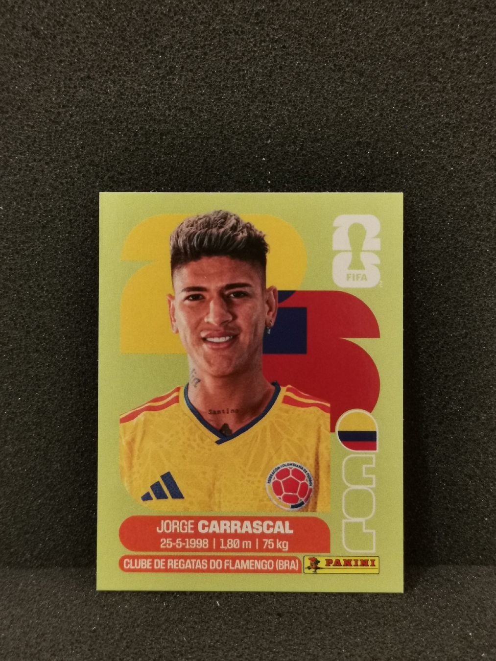 Panini Carte collezionabili: Panini Wm 2026 Sticker :Jorge Carrascal Col 16 – Usato da Einsiedeln venduto da sza_588x
