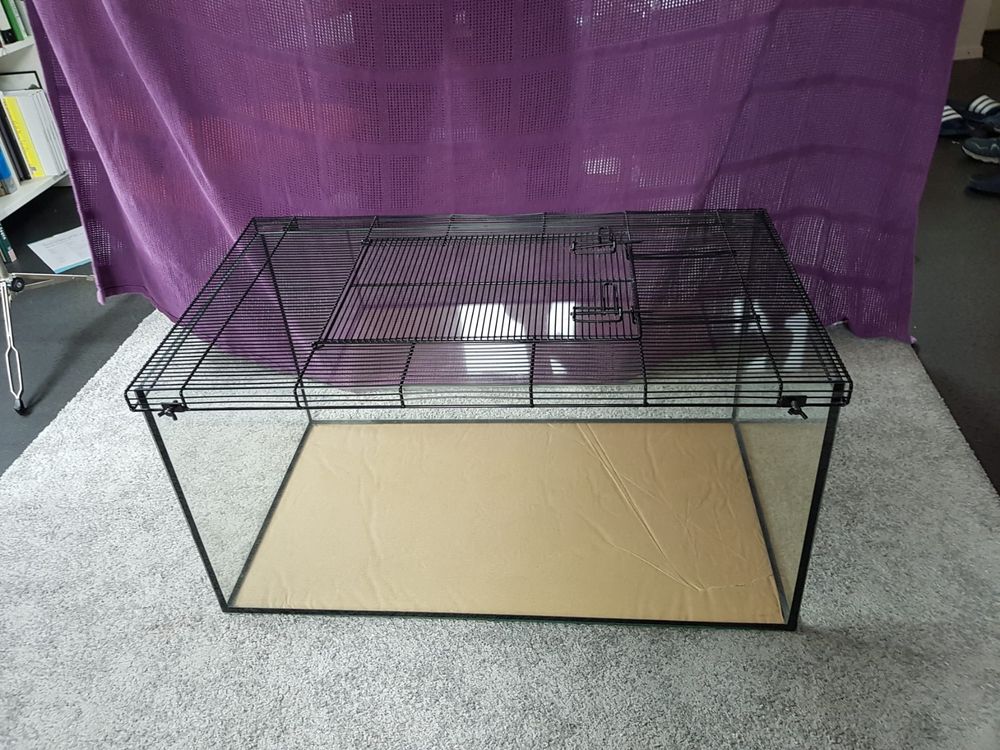 Terrarium Qualipet mit Gitteraufsatz 80 x 45 x 40 cm Kaufen auf Ricardo