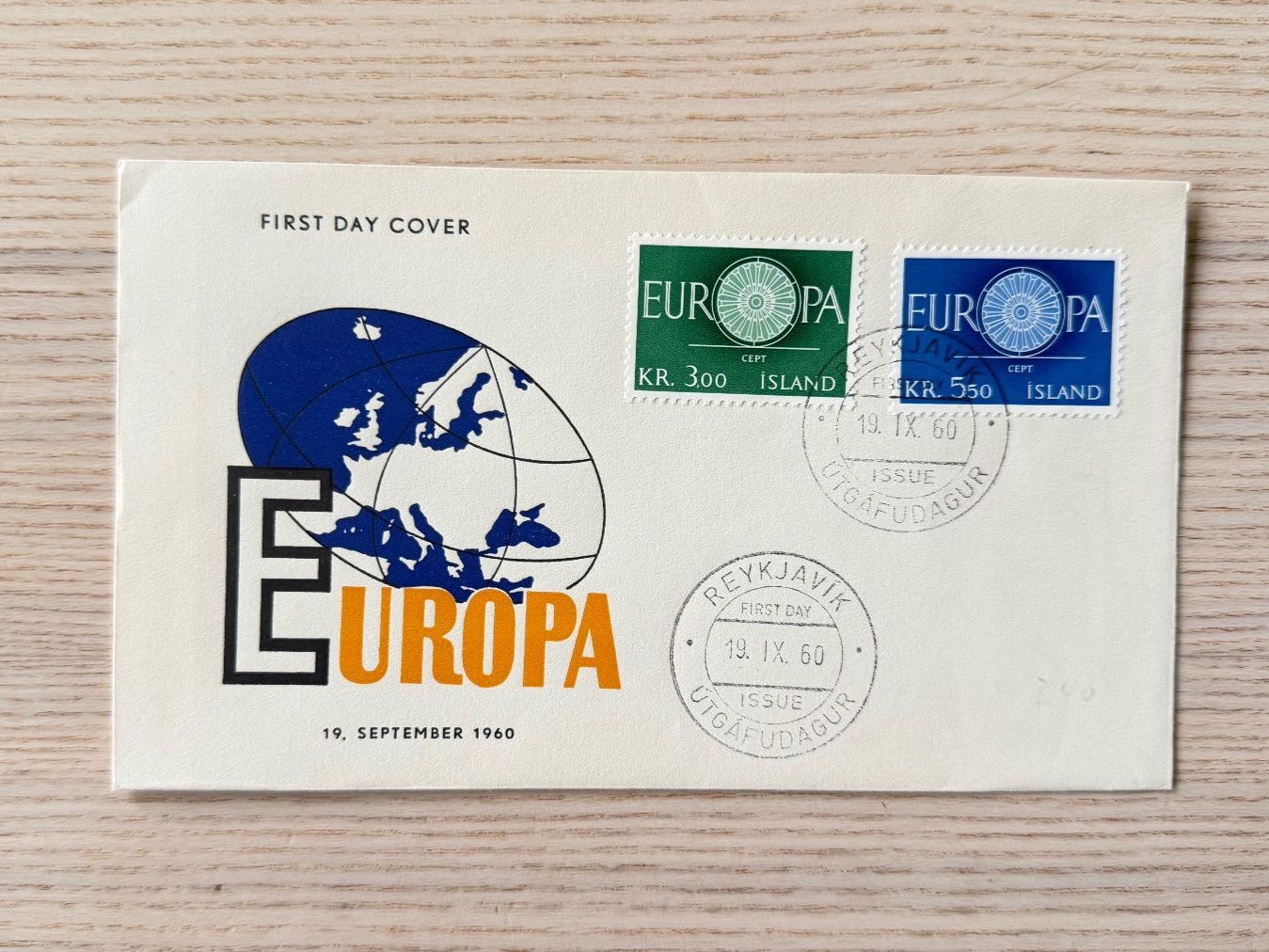 Tutti i francobolli: FDC Island 19. September 1960 – Usato da Abtwil SG venduto da Frapi