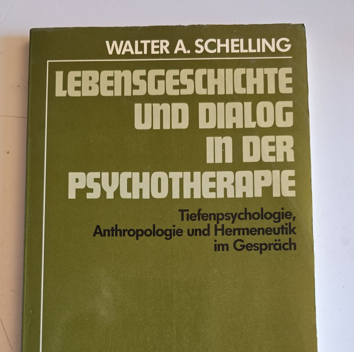 Libri: Walter Schelling: Lebensgeschichte & Dialog Psychotherapie – Usato da Oberbüren venduto da Elk2025