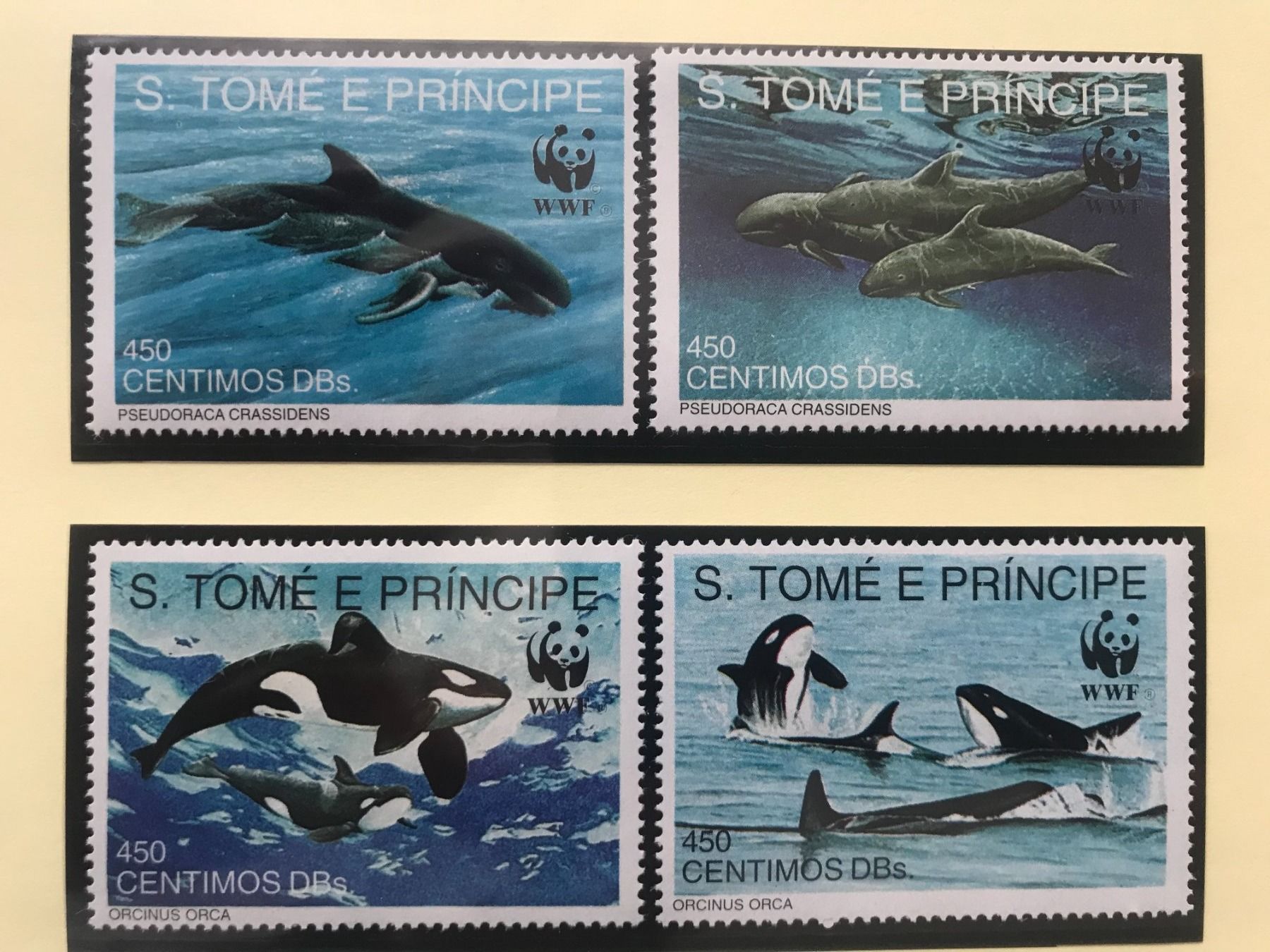 Tutti i francobolli: WWF Sao Tomé 1992 Schwertwal Orca Satz postfrisch – Nuovo (secondo la descrizione) da Winterthur venduto da schnueps
