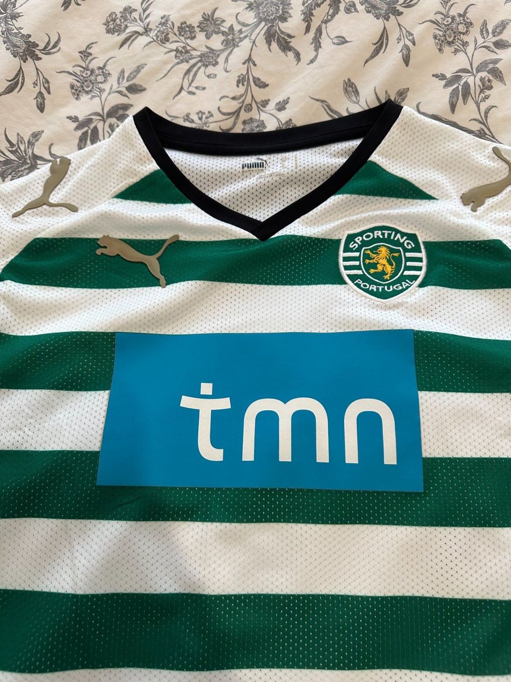 Puma Canottiere & Pantaloni: Maillot Sporting CP 08/09 S – Usato da Lausanne venduto da PeixotoBruno 1