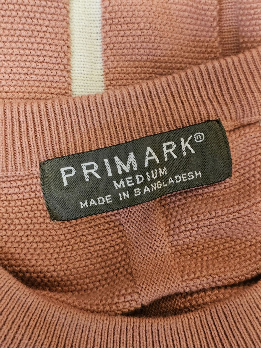 Primark T-Shirts: PRIMARK Damen Strickshirt Altrosa Weiß Gestreift Gr. M – Gebraucht aus Urdorf von ole_mrp9 3