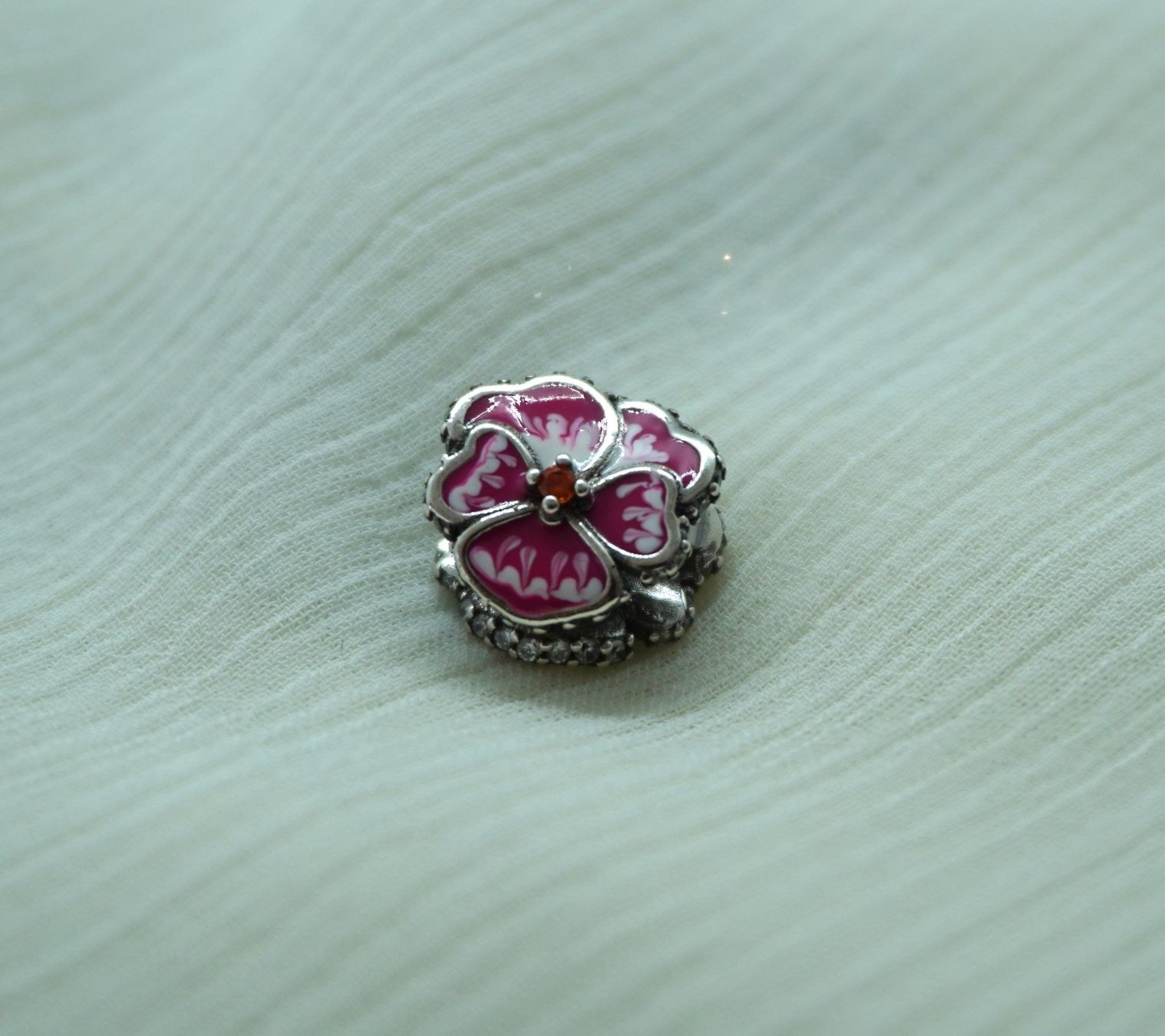 Ciondoli: Charm rosa Blüte zu Pandora Silber 925 – Nuovo (secondo la descrizione) da Niederbüren venduto da Fidi5 1