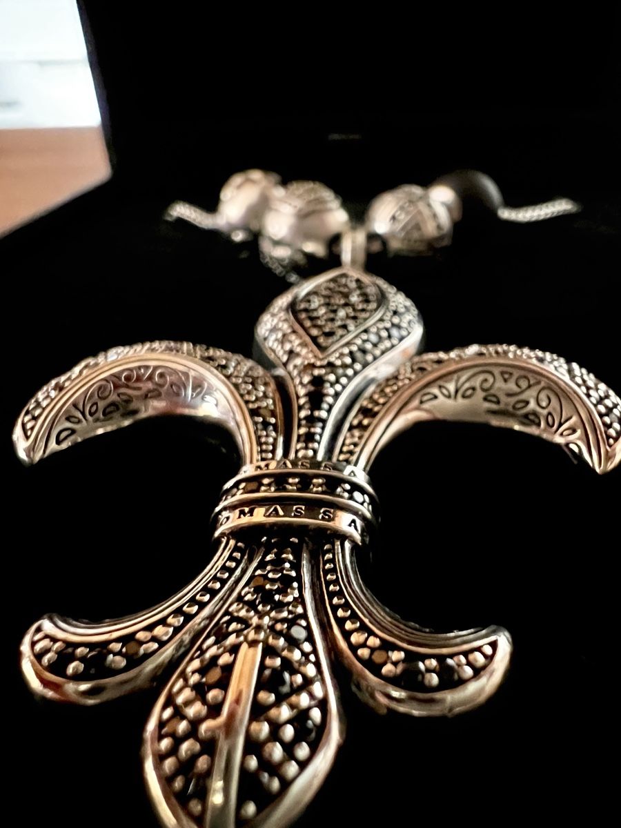 Thomas Sabo Catenine: Thomas Sabo Kette - Lilie mit Beads – Usato da Winterthur venduto da Concorde12 3