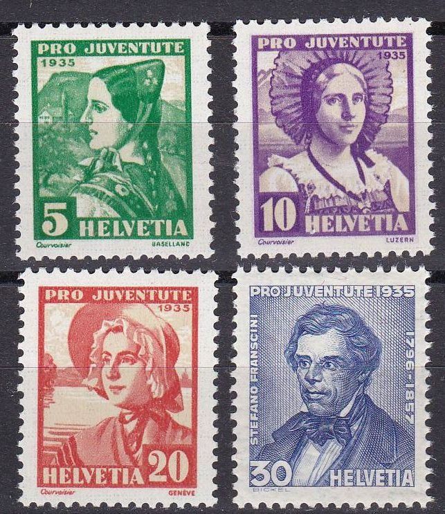 Alle Briefmarken: PJ 1935, J73 - 76, postfrisch** – Neu (gemäss Beschreibung) aus Lupfig von lubor