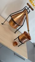 Destillierapparat Kupfer mit Halterung