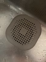 Grille d'évier pratique avec ventouses - gris