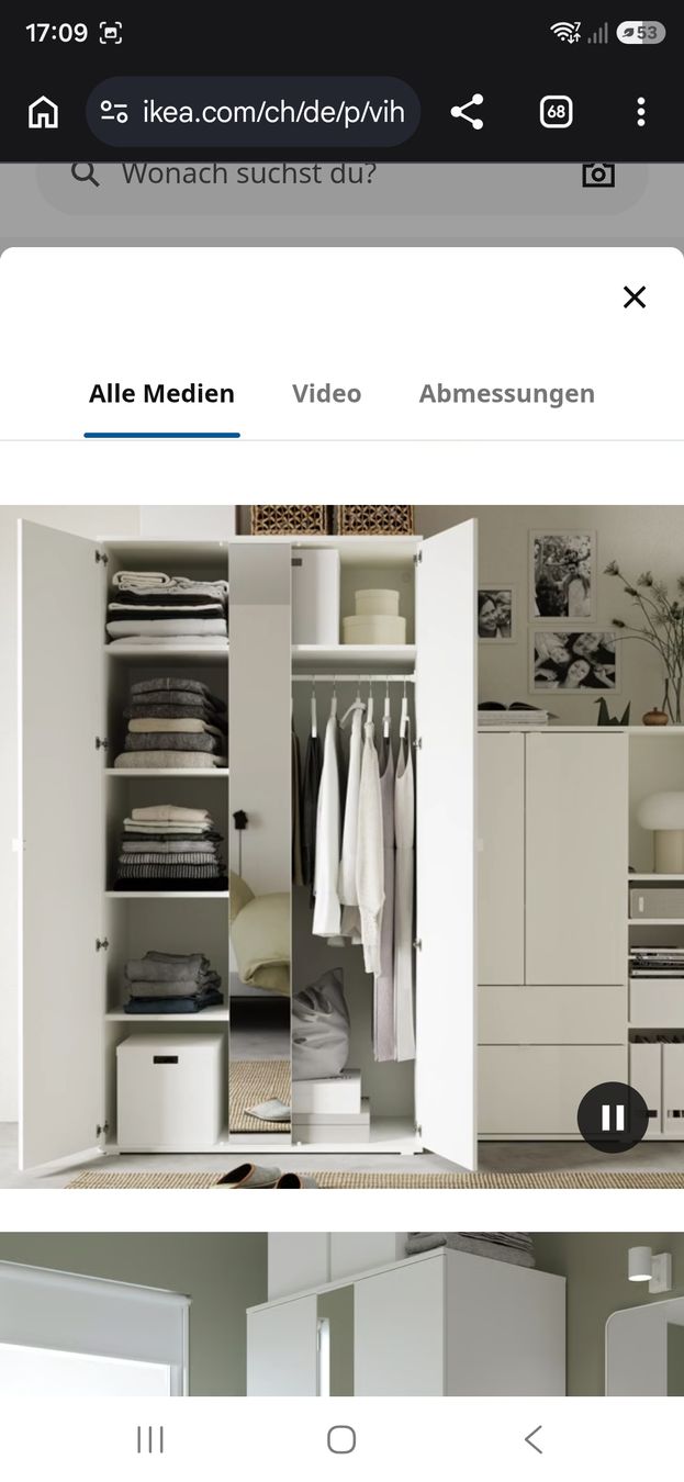 Ikea Armadi: Ikea Vihals Schrank – Usato da Männedorf venduto da vanessa0510 3