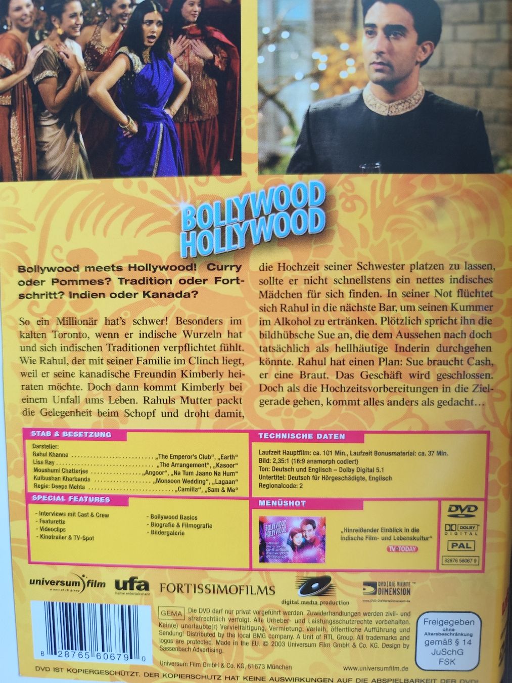 Tutti i DVDs: BOLLYWOOD HOLLYWOOD – Usato da Basel venduto da Alacant 1