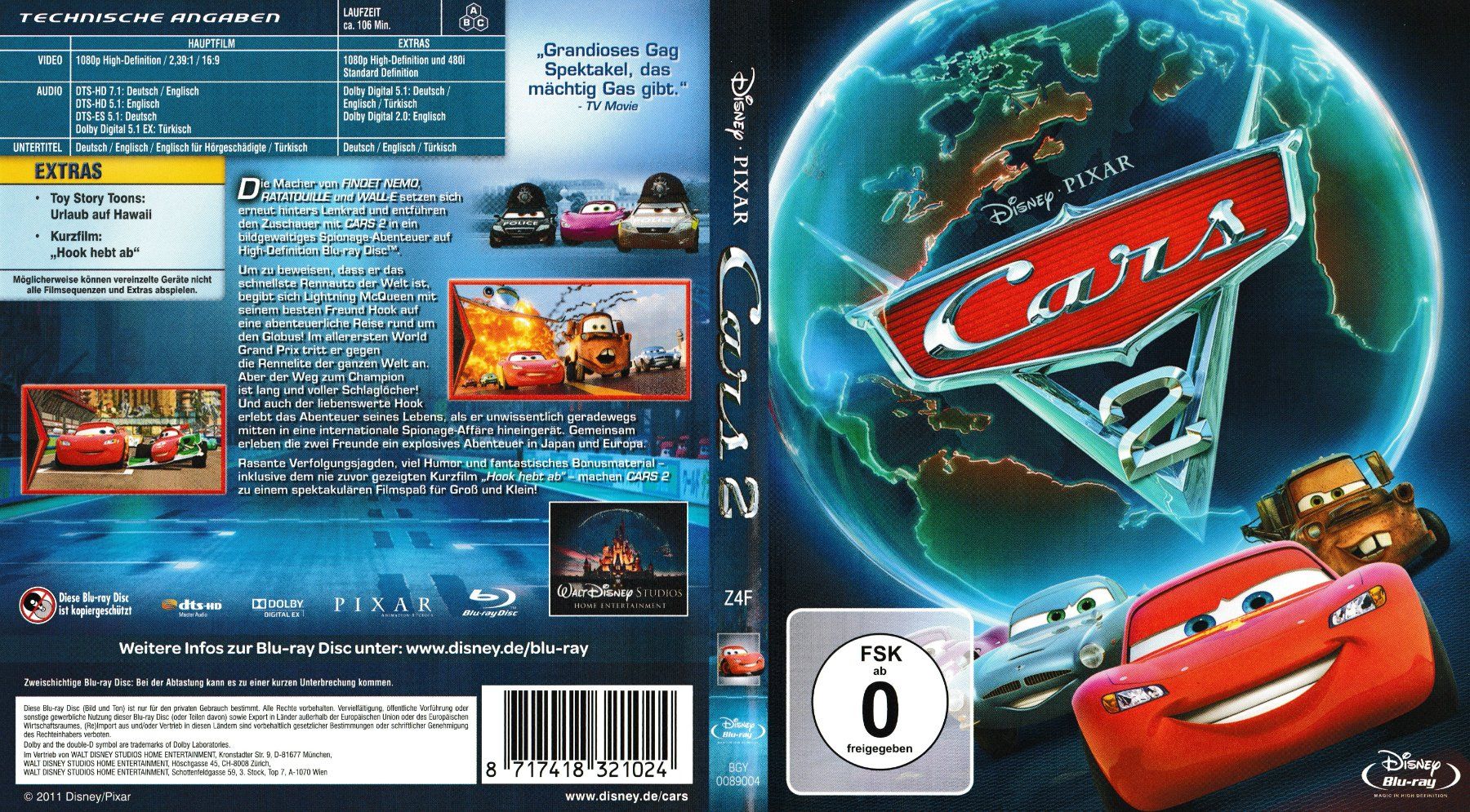 Tous les DVDs: Blu-Ray - Cars 2 – D'occasion à Langnau am Albis par MediaRescuerKeLoX