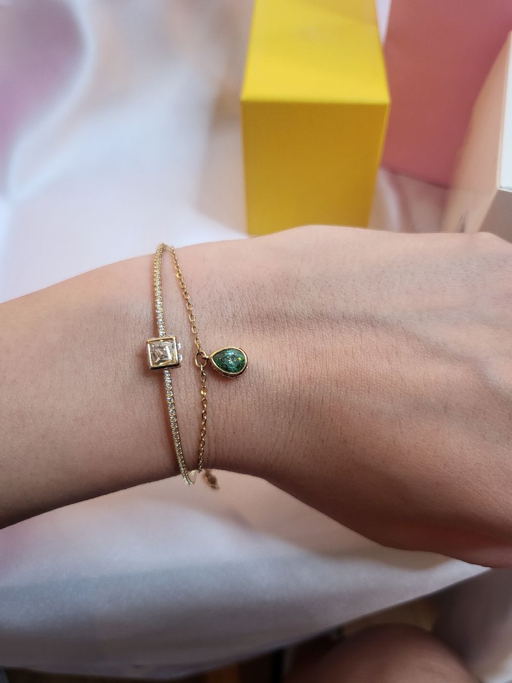 Swarovski Armbänder & -reifen: Swarovski Goldige Armband – Neu (gemäss Beschreibung) aus Hellbühl von d.d.d.125 4