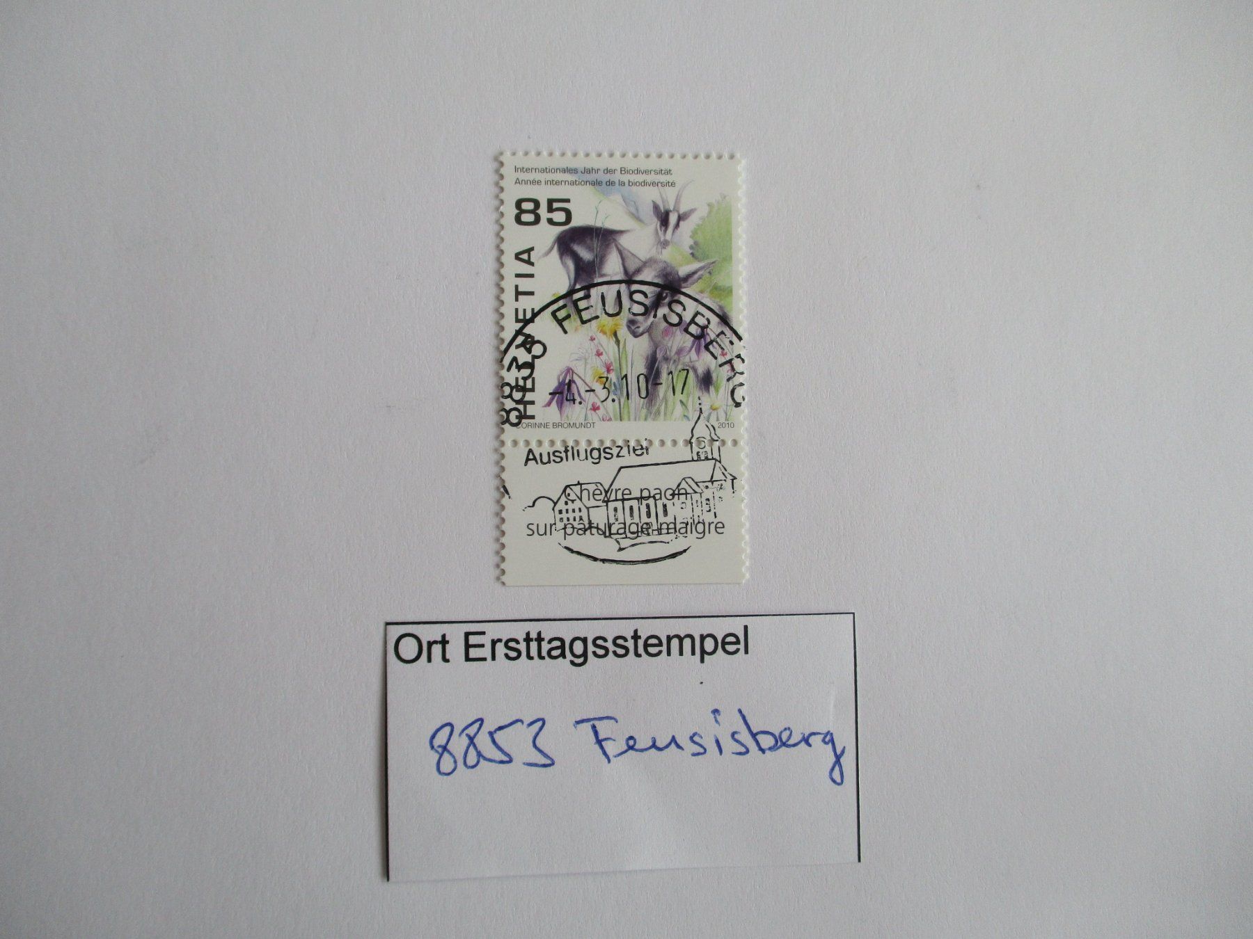 Alle Briefmarken: Voll Ort Ersttagsstempel 8853 Feusisberg – Gebraucht aus Langnau b. Reiden von Aktuell88