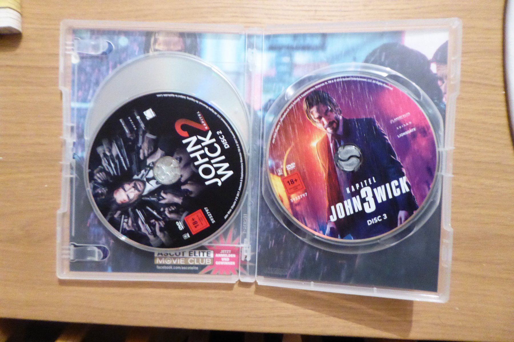 Alle DVDs: 3x DVD John Wick Trilogie – Gebraucht aus Allschwil von Summelsarium 4
