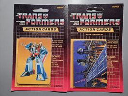 Transformers Action Cards Series 1, Vintage, Top Zustand!
