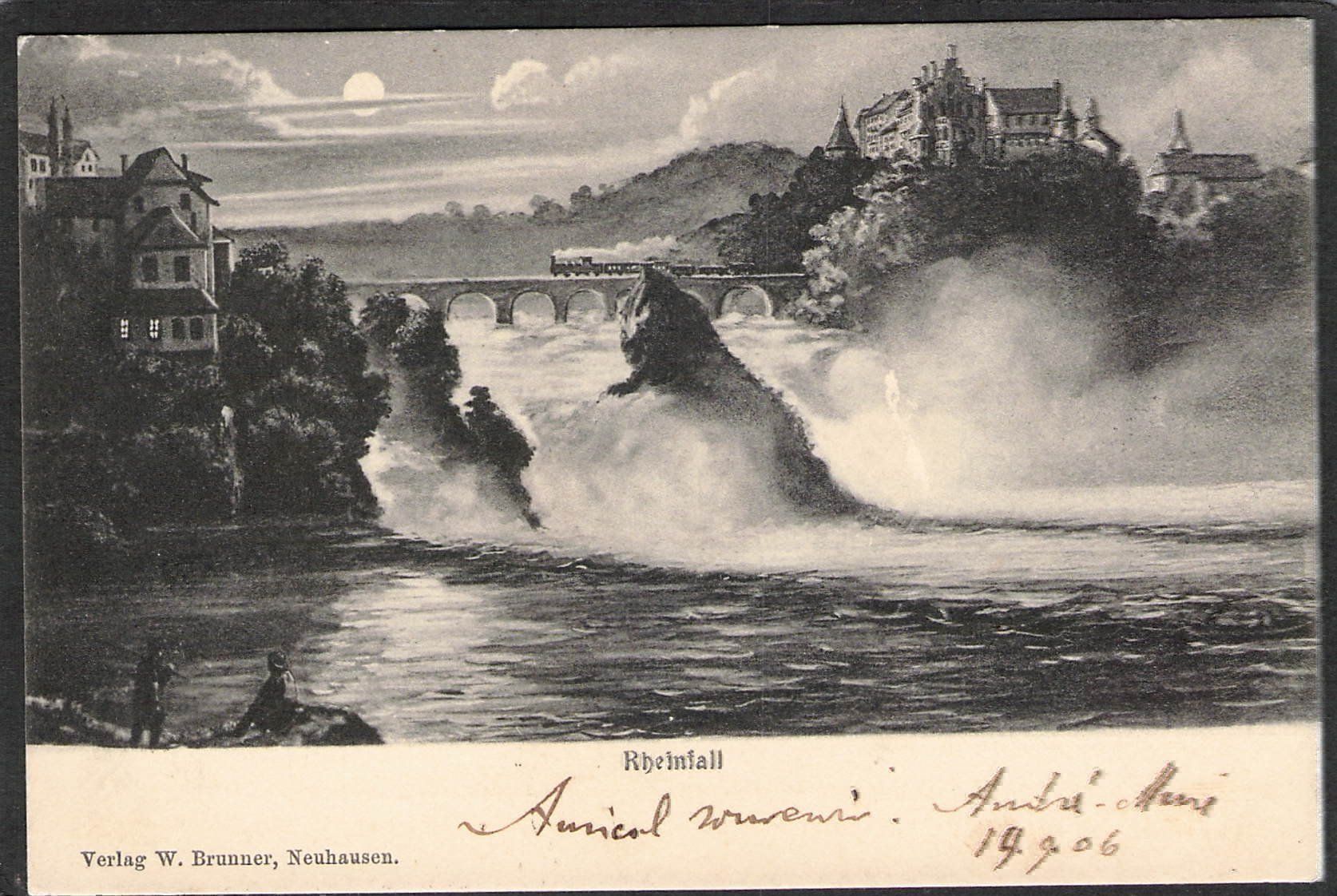 Cartoline postali: - Rheinfall , 1906 – Usato da Reichenburg venduto da Pipo-67