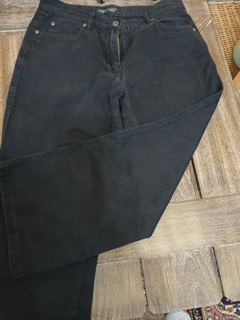 Schwarze Hose Prioriti, Baumwolle, Gr.40