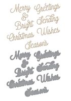 Spellbinders Hot Foil Plates & Dies  ** Merry Sentiments **