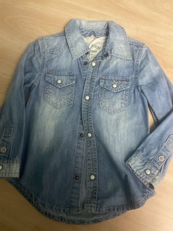 Pepe Jeans Hemd Jeanshemd Gr. 4 / 104 Top Zustand Sommer