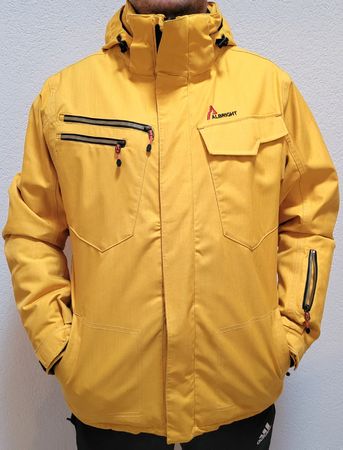 Albright Skijacke, Winterjacke, Gr. M, gelb, top Zustand