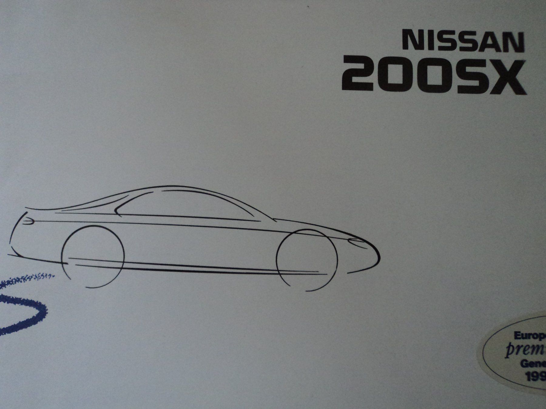 Nissan Documents: Prospekt Nissan 200SX 1994 – D'occasion à Schwarzenburg par modelCARama 2