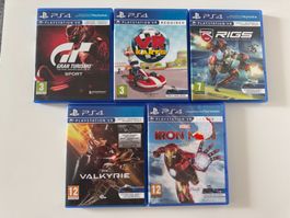 PS4 Games for VR, Sony Playstation 4 EVE Iron Man RIGS GT
