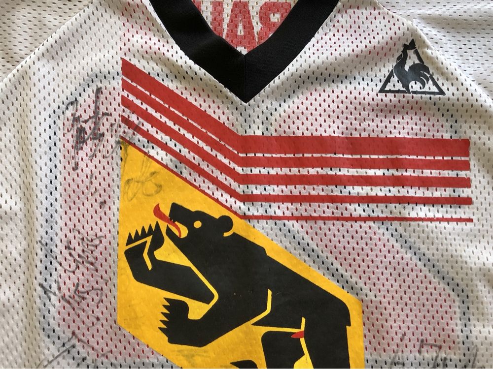 1984 85 Edi Grubauer SC Bern Trikot Vintage Le Coq Sportif Kaufen auf Ricardo
