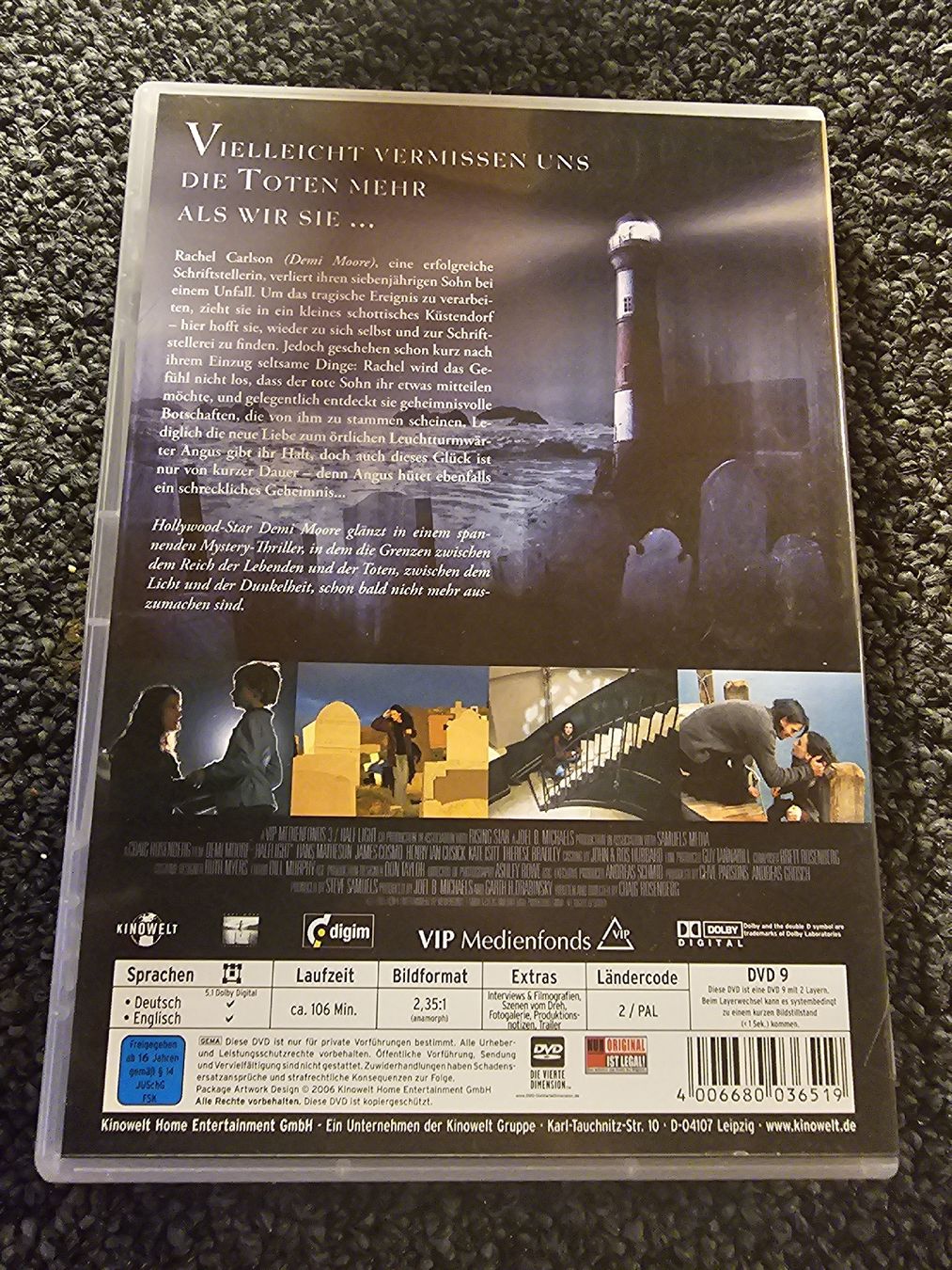 Tutti i DVDs: DVD: Half Light (19089) – Usato da Ruswil venduto da jan_bxl5 1