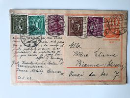 Carte postale, Postkarte, Berlin mai 1922