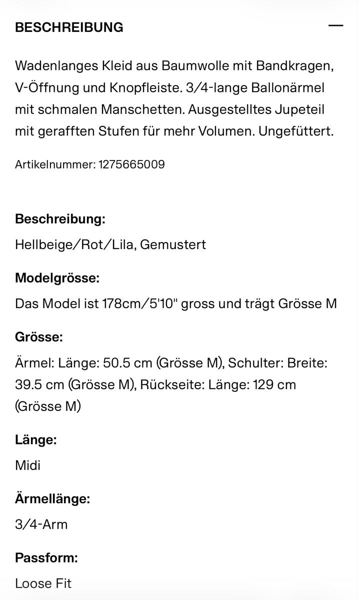 Vestiti: Langes stufenkleid H&M neu – Nuovo (secondo la descrizione) da Root venduto da Fashionhomeandmore 4