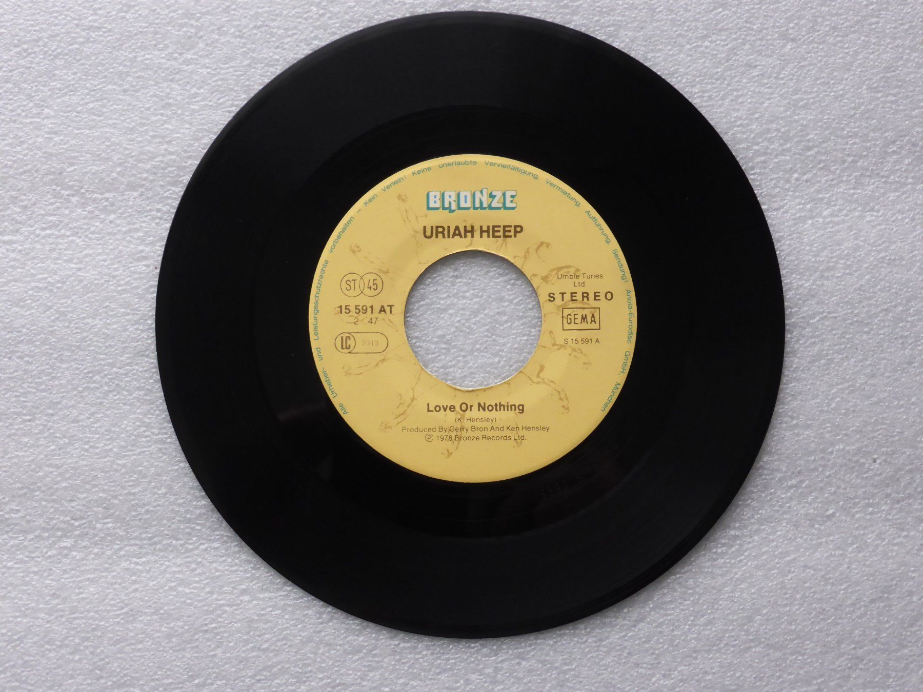 Dischi in vinile: Vinyl Single  URIAH HEEP – Usato da Küssnacht am Rigi venduto da Mondkinder 1
