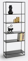 Bücherregal Miva von La Redoute Intérieurs – Metall, schwarz